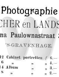 Advertentie fotografie 1897